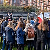 Galeria - „Pieśń ujdzie cało” – szkolny marsz z okazji stulecia, 8 listopada 2018 r./fot. Anna Kopeć