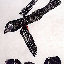 Galeria - Bronisław Zygfryd Nowicki, Zraniony ptak, drzeworyt