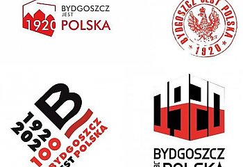Logotypy na setną rocznicę powrotu Bydgoszczy do Polski. Który najlepszy? 