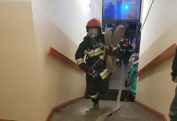Pożar mieszkania przy ul. Lipowej