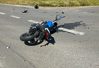 Śmierć motocyklisty na DK10