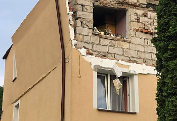 Wybuch w budynku w Mozgowinie. Jedna osoba poszkodowana