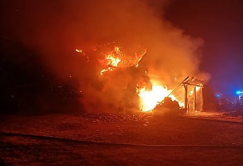 Pożar domu jednorodzinnego pod Bydgoszczą. Co było przyczyną? [GALERIA]