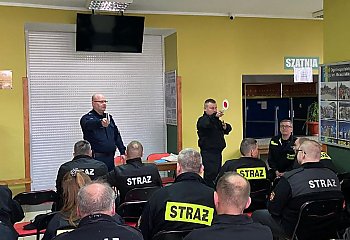 Policjant z Koronowa szkolił strażaków ochotników