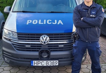 Bohaterski policjant z Nakła zatrzymał złodzieja po godzinach!