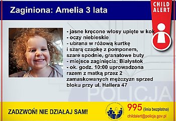 Child Alert! Uprowadzona trzyletnia Amelia 