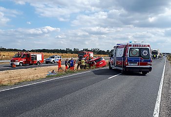 Dwie osoby zginęły w wypadku na DK5 [ZDJĘCIA]