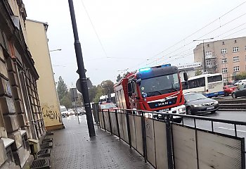 Strażacy interweniowali na Jagiellońskiej [ZDJĘCIA]