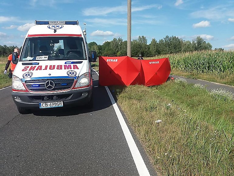 Sprawca wypadku w Chrośnej zgłosił się na policję