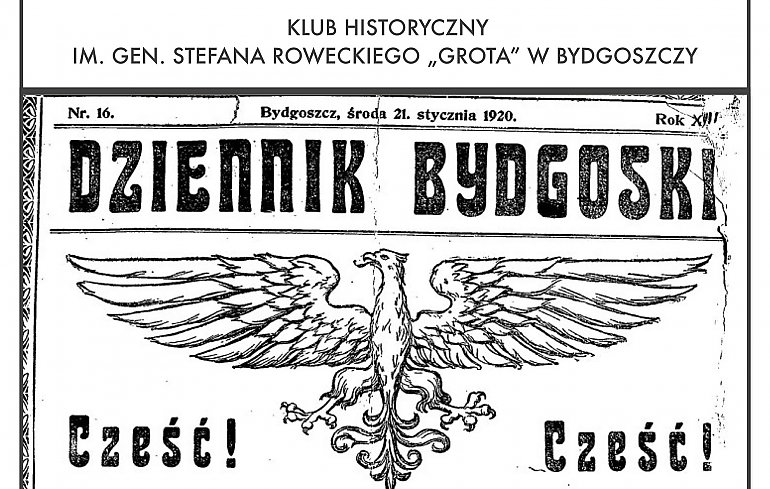 „Powrót Pomorza i Kujaw do Polski (1918–1920)”. Klub „Grota” zaprasza na spotkanie