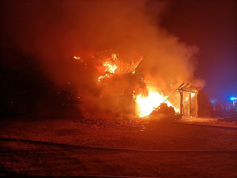 Pożar domu jednorodzinnego pod Bydgoszczą. Co było przyczyną? [GALERIA]