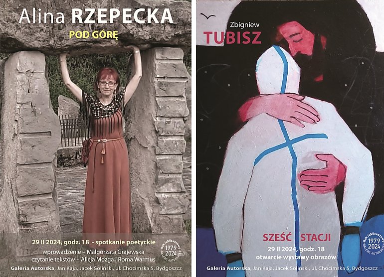 Galeria Autorska zaprasza - spotkanie autorskie z Aliną Rzepecką oraz wystawa obrazów Zbigniewa Tubisza
