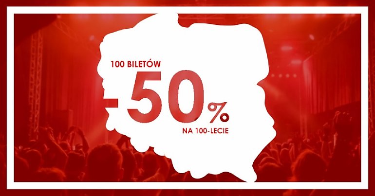 100 biletów na 100-lecie niepodległości