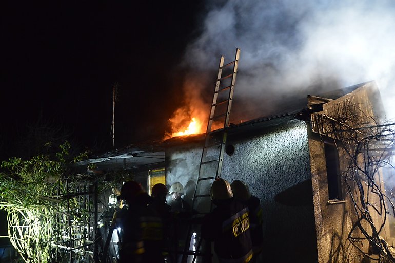 Tragiczny pożar pod Bydgoszczą. Nie żyje mężczyzna