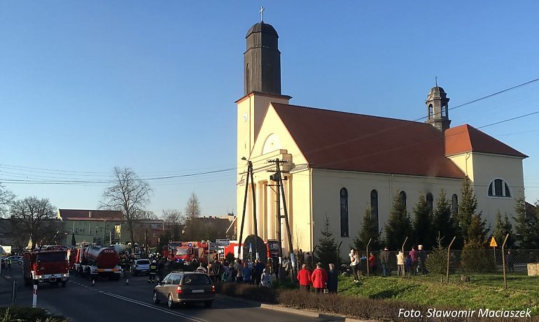 Pożar kościoła w Gołańczy. Spłonęły organy