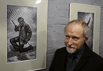 Galeria Autorska świętowała 62. urodziny Jacka Solińskiego. Wystawa „Prognoza pamięci”