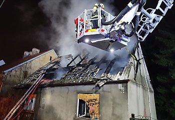 W Fordonie spalił się dom. Wieczorna akcja strażaków [GALERIA]